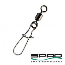 Spro Black Rolling Swivel +...