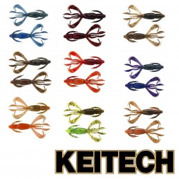 Keitech 2.8" CRAZY FLAPPER Creature Bait Frosch Barsch Zander Hecht