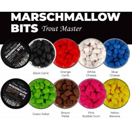 Spro Trout Master Marshmallow Bits UV Garlic Cheese Pellet Forellen Angeln Köde