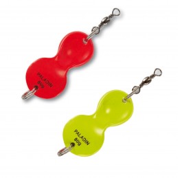 Paladin Buttlöffel fluo Rot Gelb Plattfisch Blinker 40g 60g 80g Scholle Vorfach