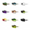 Monkey Lures Screw Head Schraubkopf Gummifische Screw Jighead Bleikopf Schraube